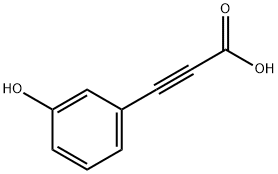 3-(3-羟基苯基)-2-丙炔酸 结构式