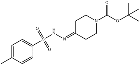 N'-(1-BOC-哌啶-4-亚基)-4-甲基苯磺酰肼 结构式