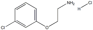 2-(3-氯苯氧基)乙-1-胺盐酸盐 结构式