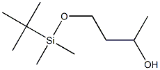 4-((叔-丁基甲硅烷基)氧)丁聚糖-2-醇 结构式