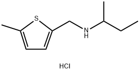 N-[(5-methyl-2-thienyl)methyl]-2-butanamine hydrochloride 结构式