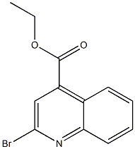 Ethyl 2-bromoquinoline-4-carboxylate 结构式
