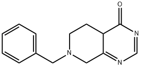 7-Benzyl-5,6,7,8-tetrahydropyrido-[3,4-d]pyrimidin-4(3H)-one hydrochloride 结构式