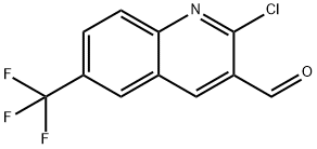 2-氯-6-(三氟甲基)喹啉-3-甲醛 结构式