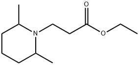 ethyl 3-(2,6-dimethylpiperidin-1-yl)propanoate 结构式