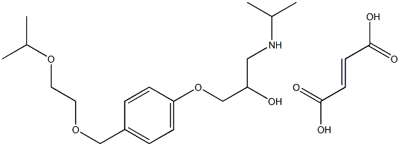 化合物 BISOPROLOL FUMARATE 结构式