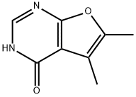 5,6-dimethylfuro[2,3-d]pyrimidin-4(3H)-one 结构式