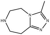 5H-1,2,4-TRIAZOLO[4,3-D][1,4]DIAZEPINE, 6,7,8,9-TETRAHYDRO-3-METHYL- 结构式