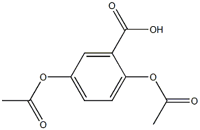 Benzoic acid,2,5-bis(acetyloxy)- 结构式