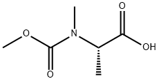 (2S)-2-[(methoxycarbonyl)(methyl)amino]propanoic acid 结构式