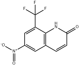 6-Nitro-8-trifluoromethyl-quinolin-2-ol 结构式