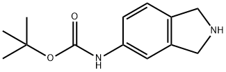 异吲哚啉-5-基氨基甲酸叔丁酯 结构式