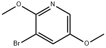 3-溴-2,5-二甲氧基吡啶 结构式