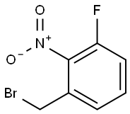 1-(bromomethyl)-3-fluoro-2-nitrobenzene 结构式
