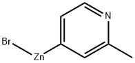 2-Methyl-4-pyridylzinc bromide 结构式