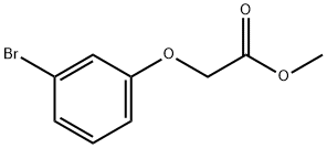 2-(3-溴苯氧基)乙酸甲酯 结构式