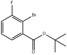 叔-丁基 2-溴-3-氟苯酸盐 结构式