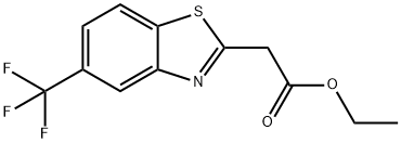 ethyl 2-(5-(trifluoromethyl)benzo[d]thiazol-2-yl)acetate 结构式
