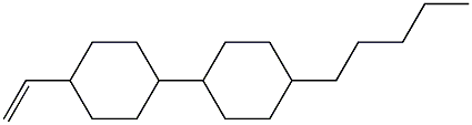 1-ethenyl-4-(4-pentylcyclohexyl)cyclohexane 结构式