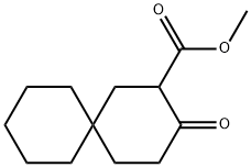 3-oxo-spiro[5.5]undecane-2-carboxylic acid methyl ester 结构式