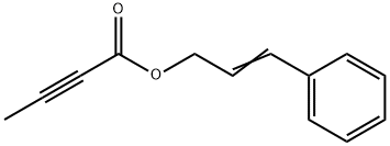 2-丁炔酸-3-苯烯丙酯 结构式