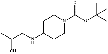 tert-butyl4-((2-hydroxypropyl)amino)piperidine-1-carboxylate 结构式