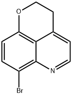 7-溴-2,3-二氢吡喃并[4,3,2-DE]喹啉 结构式