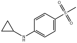 Cyclopropyl-(4-methanesulfonyl-phenyl)-amine 结构式