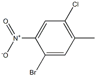 1-溴-4-氯-5-甲基-2-硝基苯 结构式