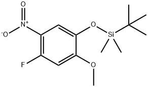 tert-butyl(4-fluoro-2-methoxyphenoxy)dimethylsilane 结构式