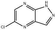 5-氯-1H-吡唑并[3,4-B]吡嗪 结构式