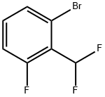 2-二氟甲氧基-3-氟溴苯 结构式