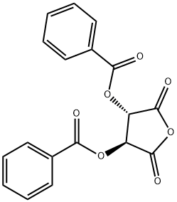 D-二苯甲酰酒石酸酐 结构式