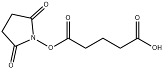 5-((2,5-二氧代吡咯烷-1-基)氧基)-5-氧代戊酸 结构式