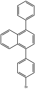 1-(4-溴苯基)-4-苯基萘 结构式
