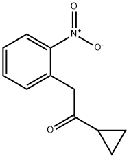 1-环丙基-2-(2-硝基苯基)乙烷-1-酮 结构式