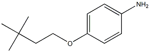 Benzenamine, 4-(3,3-dimethylbutoxy)- 结构式