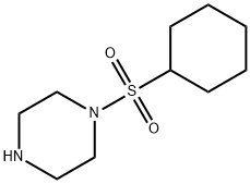 1-Cyclohexanesulfonyl-piperazine 结构式