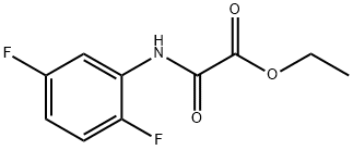 ethyl 2-(2,5-difluoroanilino)-2-oxoacetate 结构式