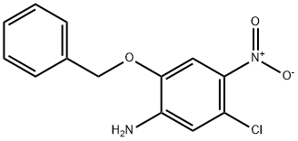 2-(苄氧基)-5-氯-4-硝基苯胺 结构式