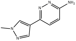 6-(1-甲基-1H-吡唑-4-基)哒嗪-3-胺 结构式