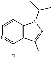 4-chloro-3-iodo-1-(propan-2-yl)-1H-pyrazolo[4,3-c]pyridine 结构式