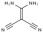 Propanedinitrile, (diaminomethylene)- 结构式