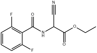 ETHYL 2-CYANO-2-(2,6-DIFLUOROBENZAMIDO)ACETATE 结构式