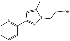 2-(5-甲基-3-(吡啶-2-基)-1H-吡唑-1-基)乙-1-醇 结构式