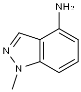 1-METHYL-1H-INDAZOL-4-AMINE 结构式