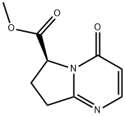 methyl(S)-4-oxo-4,6,7,8-tetrahydropyrrolo[1,2-a]pyrimidine-6-carboxylate 结构式