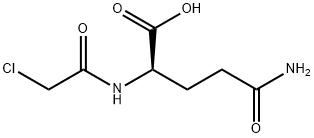(2R)-4-carbamoyl-2-(2-chloroacetamido)butanoic acid 结构式