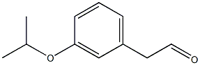 2-(3-isopropoxyphenyl)acetaldehyde 结构式