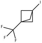 Bicyclo[1.1.1]pentane, 1-iodo-3-(trifluoromethyl)- 结构式